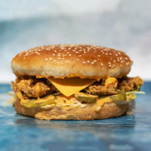 Spicy Burger with Cheese